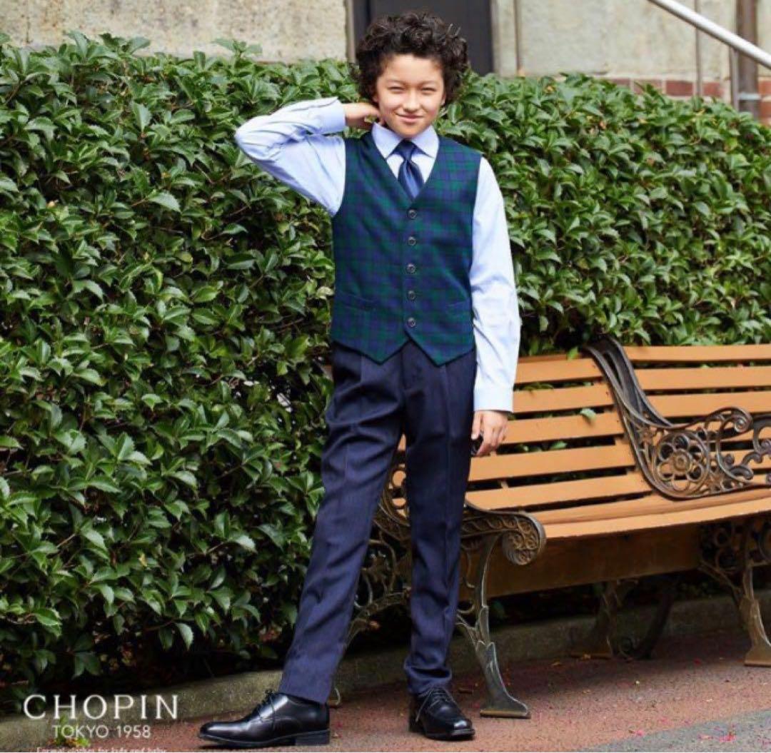 『CHOPAN』ショパン　チェックベストスリーピーススーツ　170cm