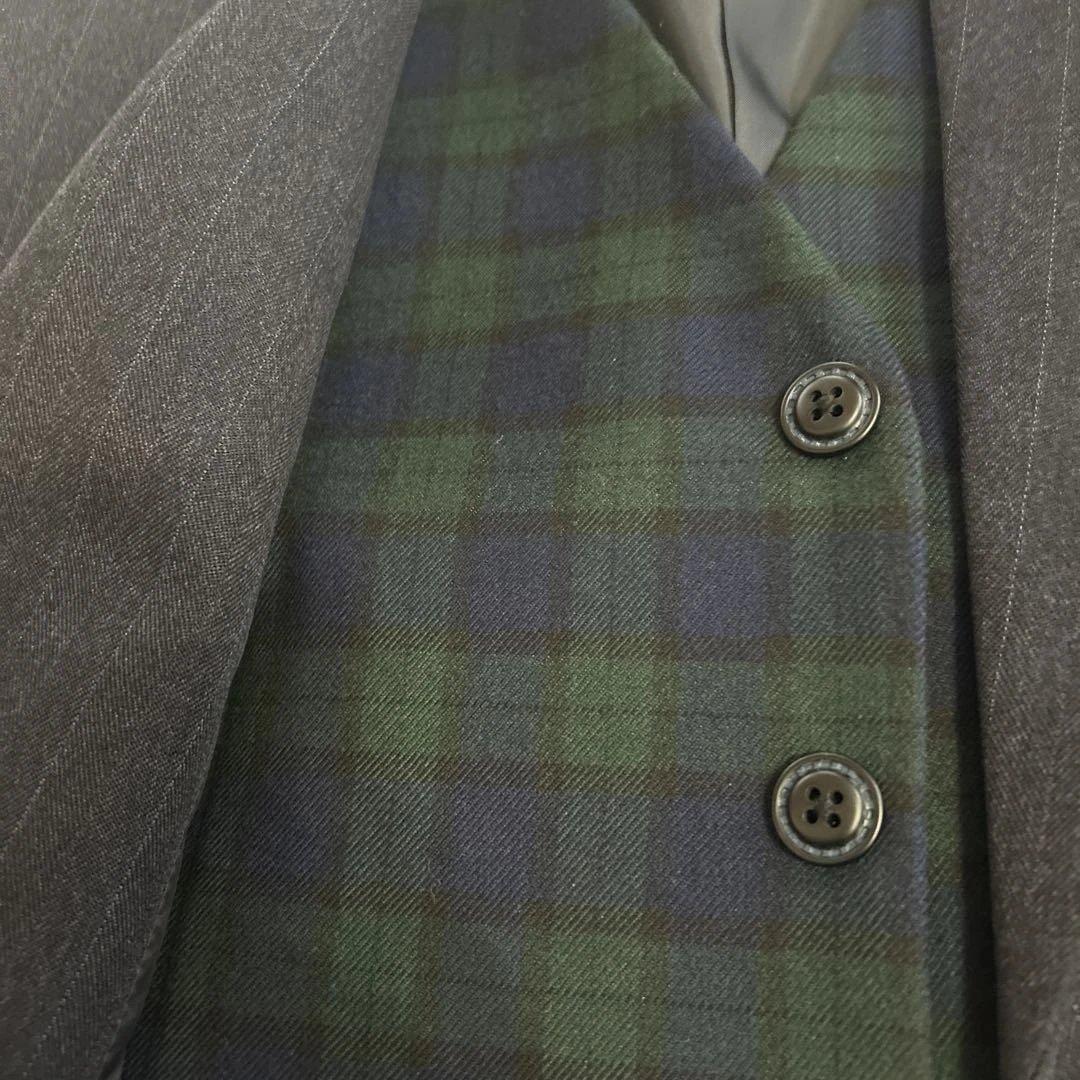 『CHOPAN』ショパン　チェックベストスリーピーススーツ　170cm