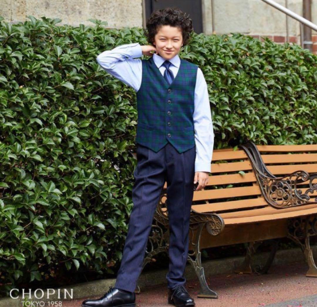 『CHOPAN』ショパン　チェックベストスリーピーススーツ　170cm