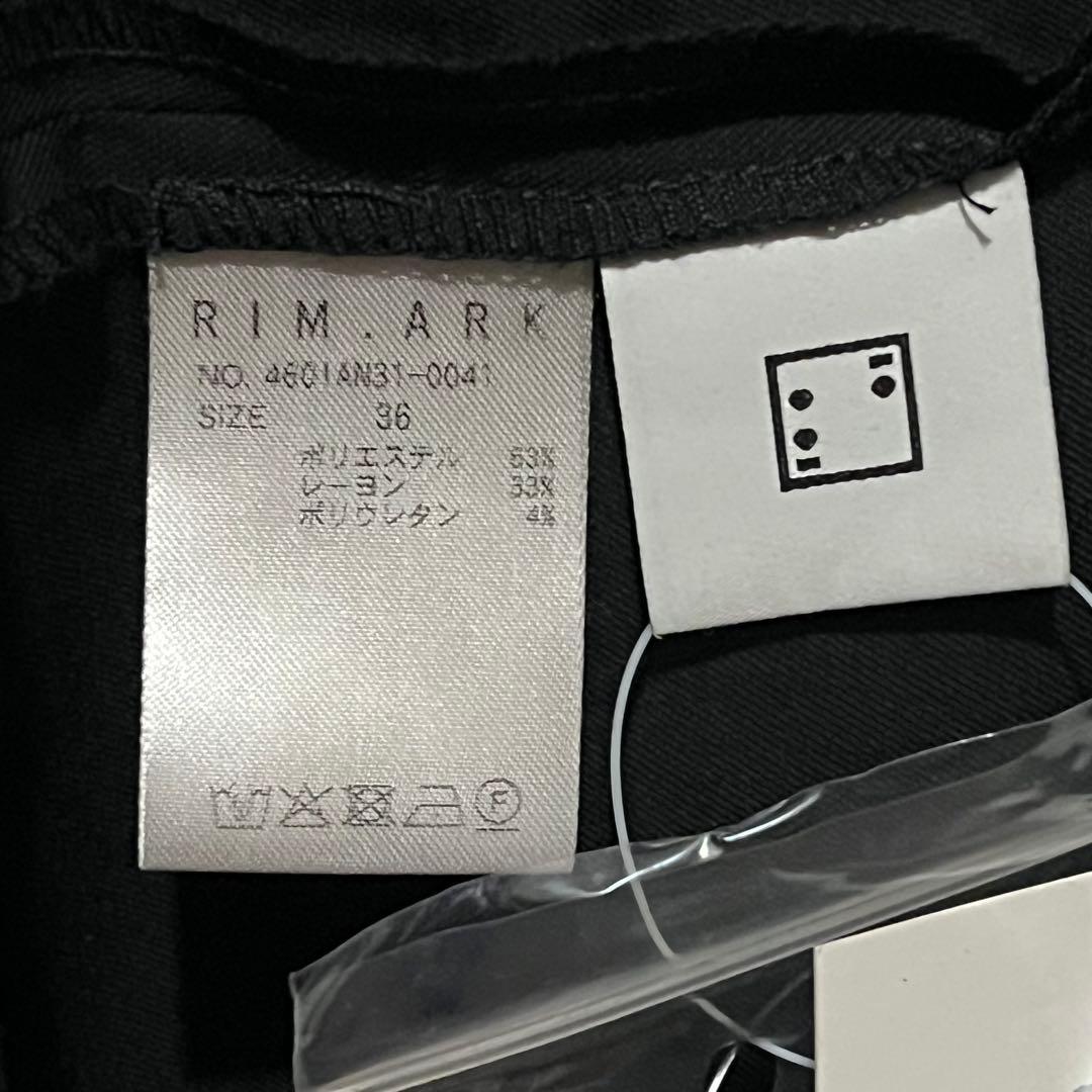 タグ付き rim.ark Drape jumper SK ブラック 36