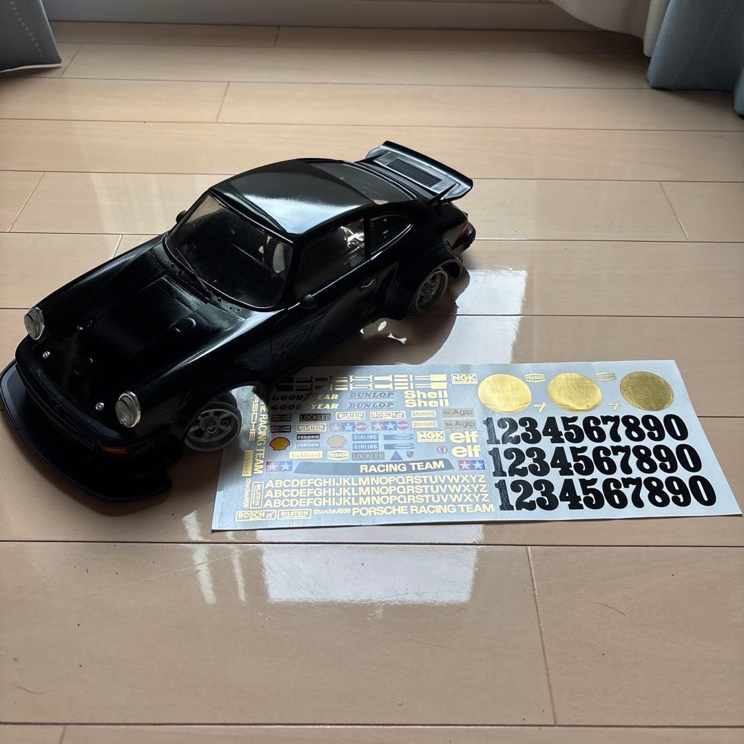 タミヤラジコン　ブラック　ポルシェ934 注意本物では、ありません。ビンテージ
