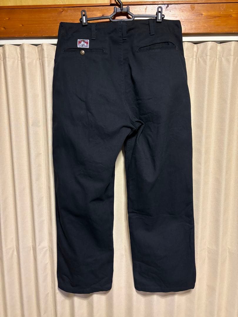 希少 綿100% BEN DAVIS ワークパンツ フリスコ 黒 frisko