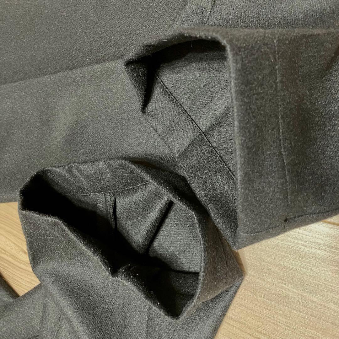 Cornier ウールカシミヤ ワイドスラックス サイズS 黒　美品