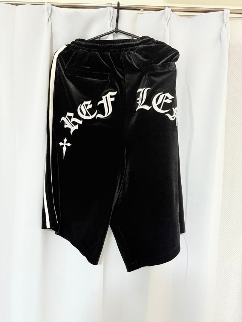 REFLEM クロス刺繍ベロアジャージ 上下セット