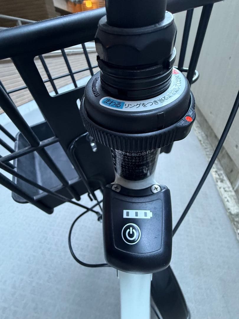 美品 Panasonic電動アシスト自転車SWBE-FSW012N前カゴ・鍵変更