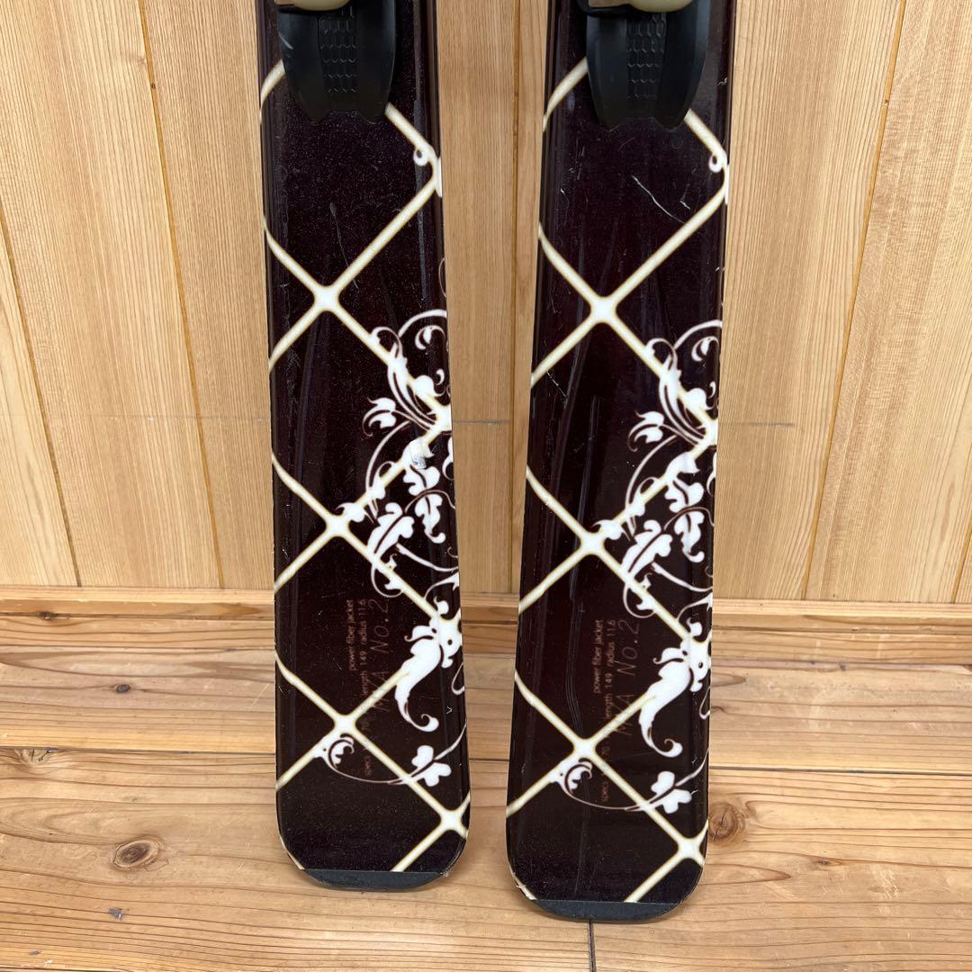 Head 初級スキー板 ブラック/ホワイト　149センチ