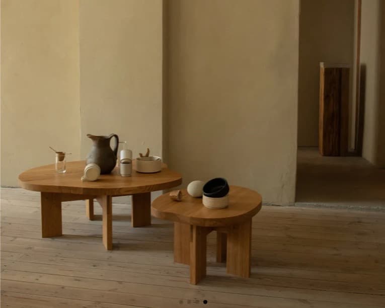 センターテーブル・ローテーブル FRAMA FARMHOUSE COFFEE TABLE NATURAL OAK