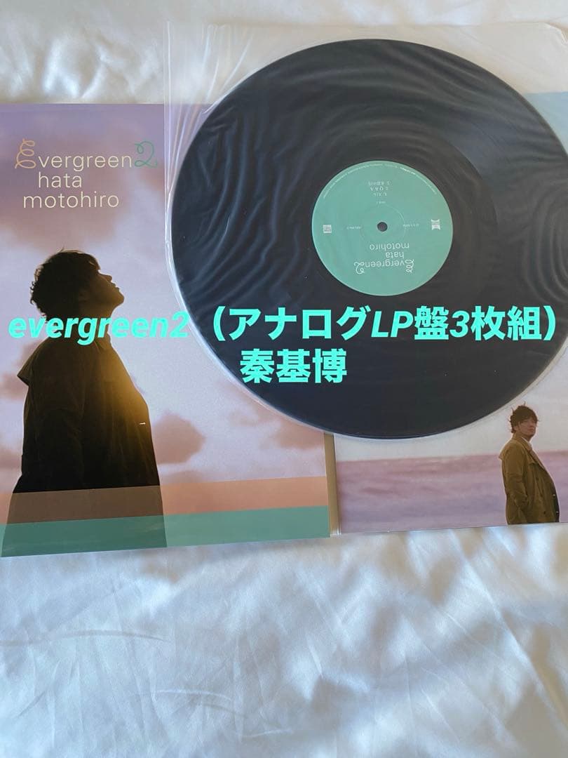 Evergreen2 【秦 基博】アナログLP 3枚組　【ほぼ未使用】