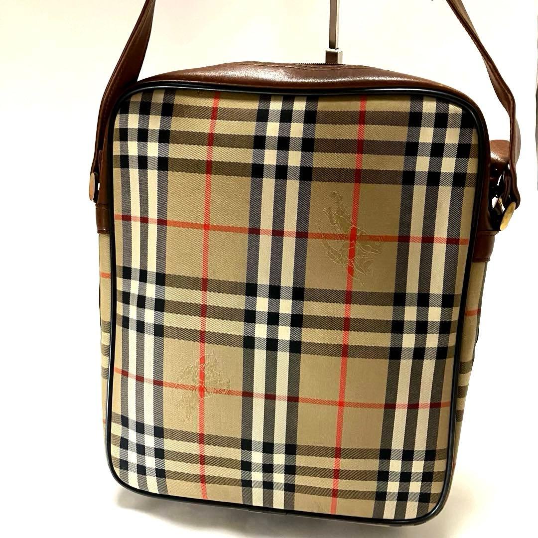 美品 Burberrys バーバリーズ ノバチェック ショルダーバッグ A4可能