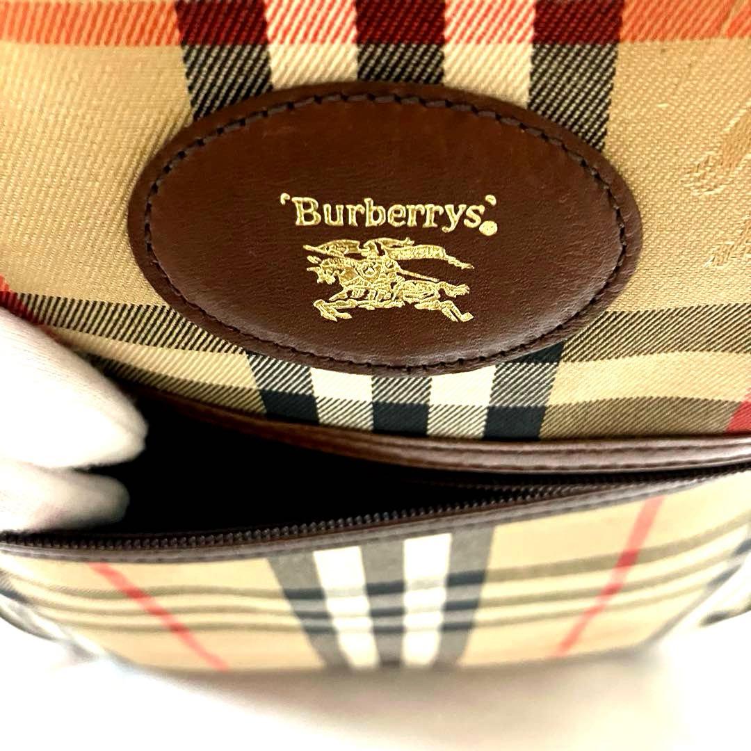 美品 Burberrys バーバリーズ ノバチェック ショルダーバッグ A4可能