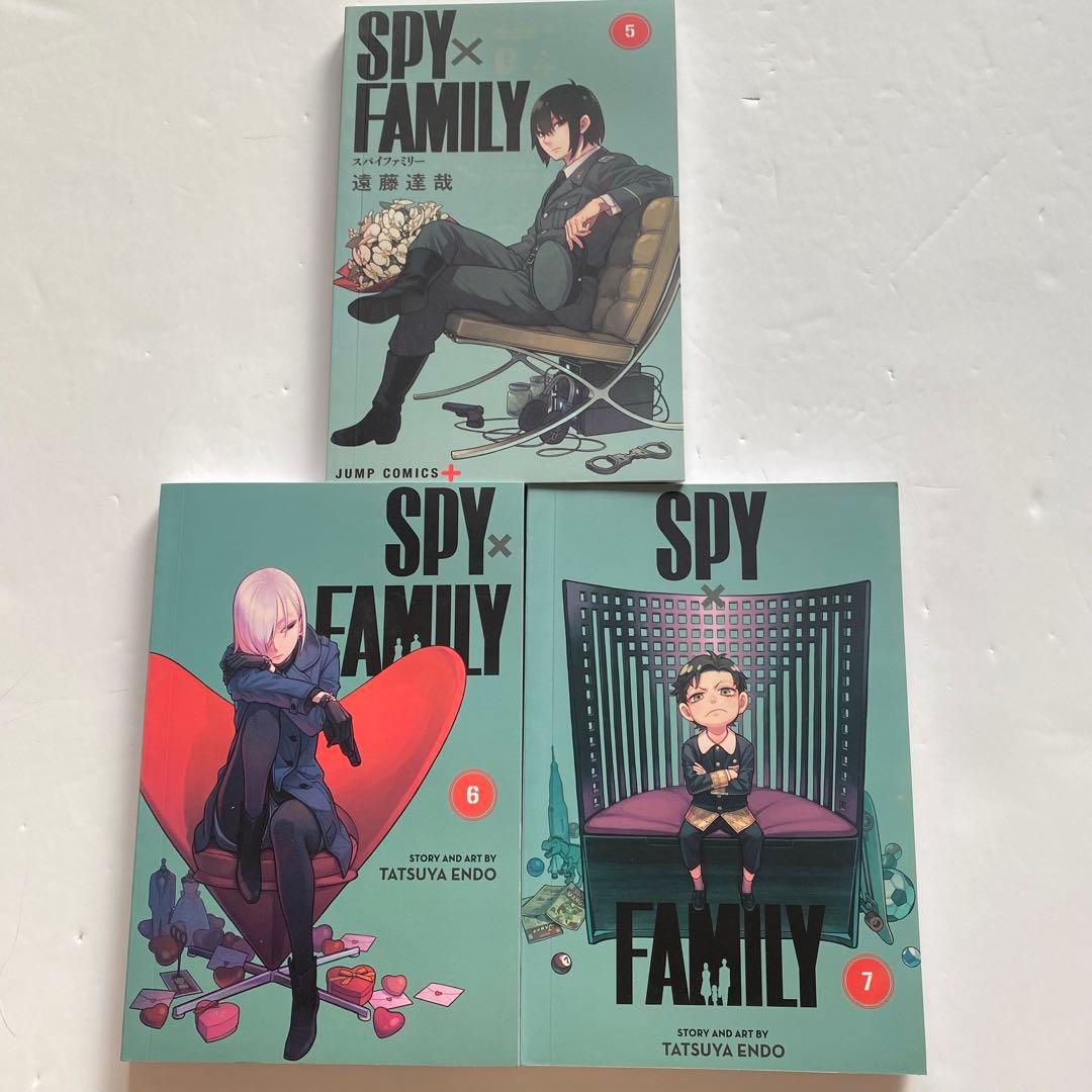 spy×family 英語 まんが1〜7巻 海外版 洋書 スパイファミリー