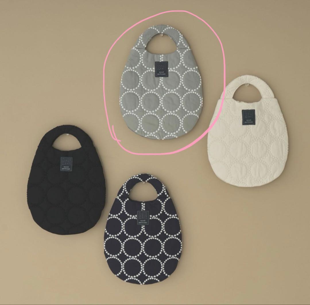 ミナペルホネン uzura bag タンバリン　グレー　2026.2月購入