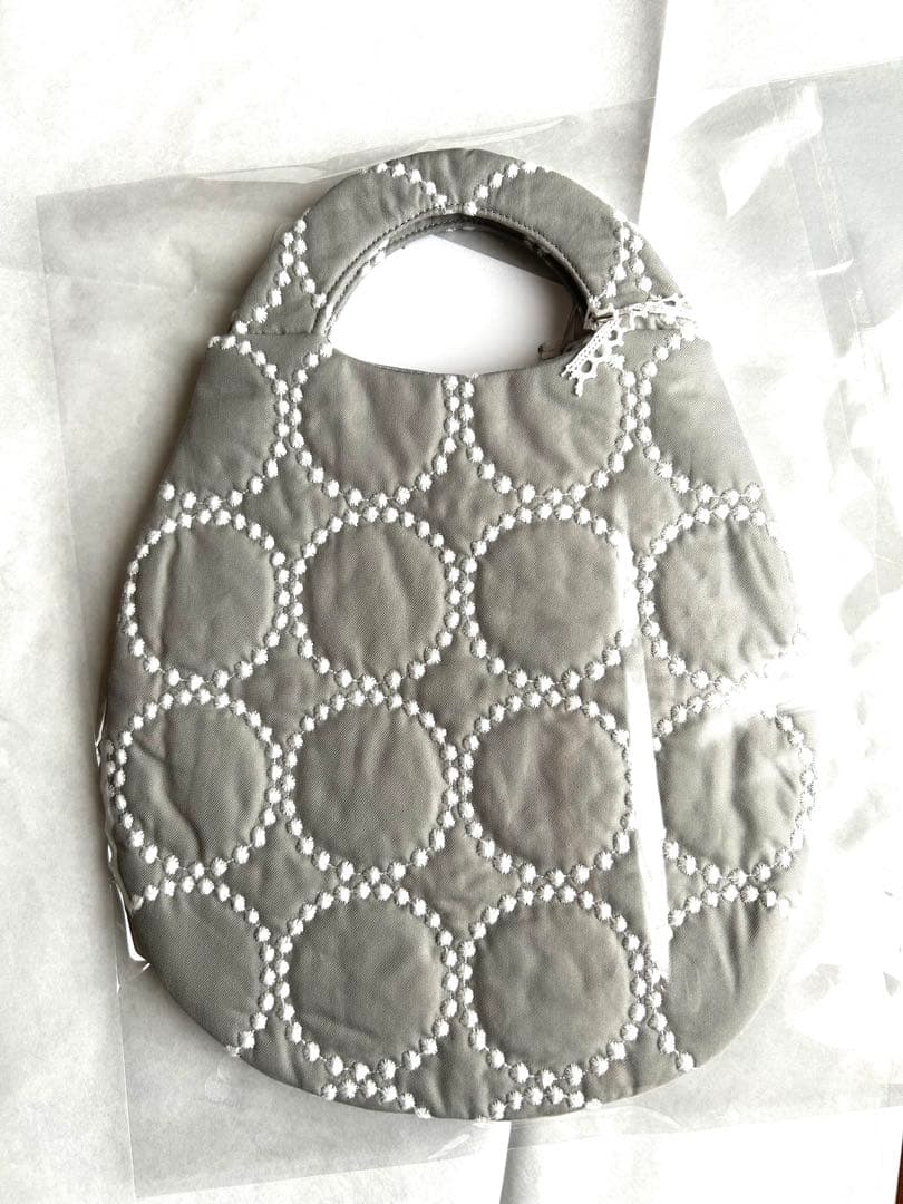 ミナペルホネン uzura bag タンバリン　グレー　2026.2月購入