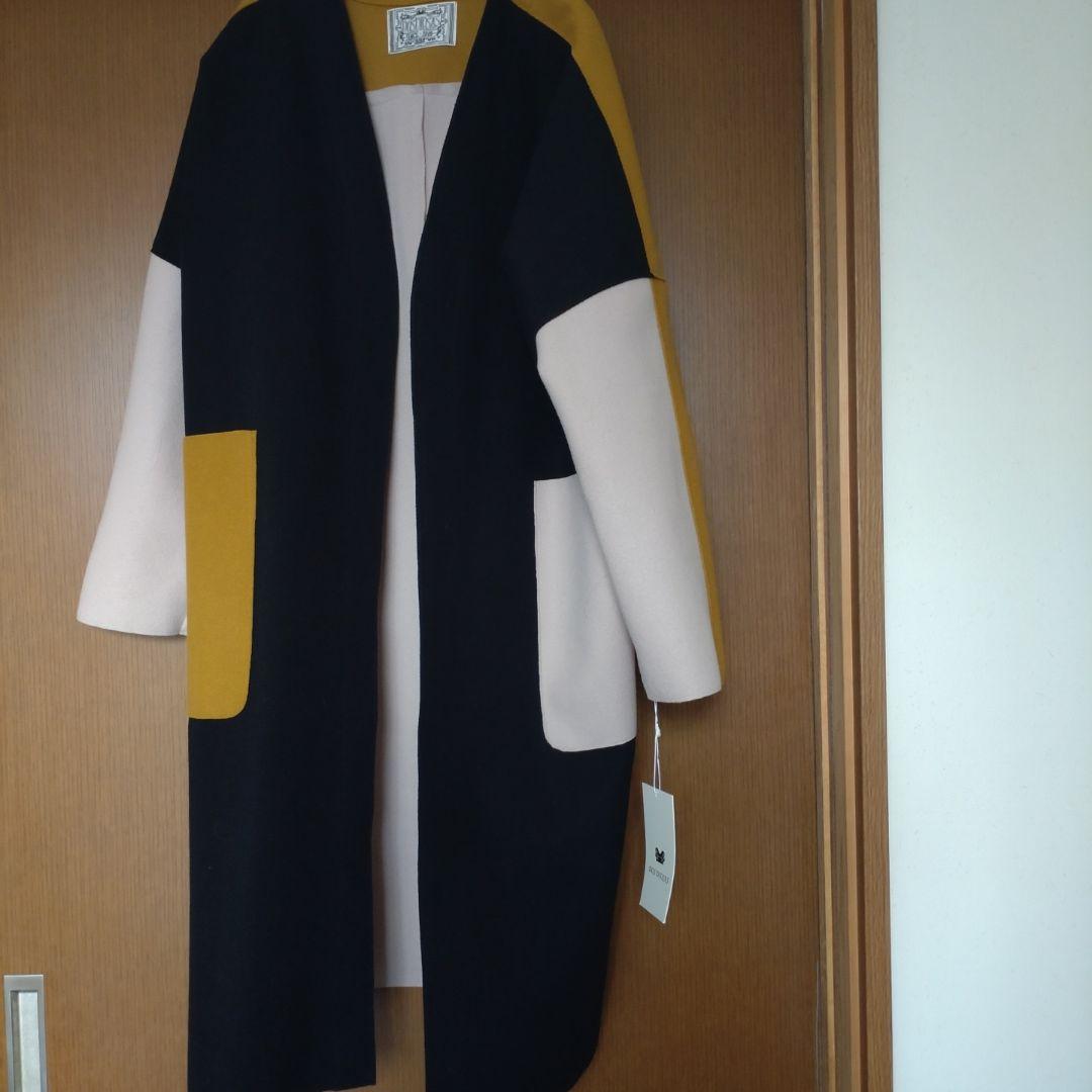 ★Lee！DOS DIOSAS カラーブロック ロングコート
