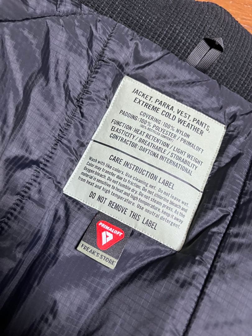 LEVEL7 ハイロフトジャケット　プリマロフト レベル７　フリークスストア