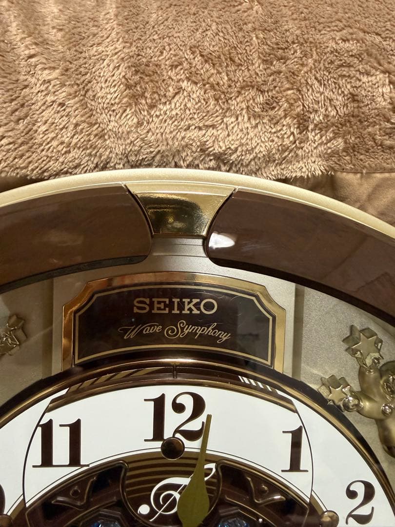 SEIKO セイコー からくり時計 壁掛け時計 電波時計 RE579B