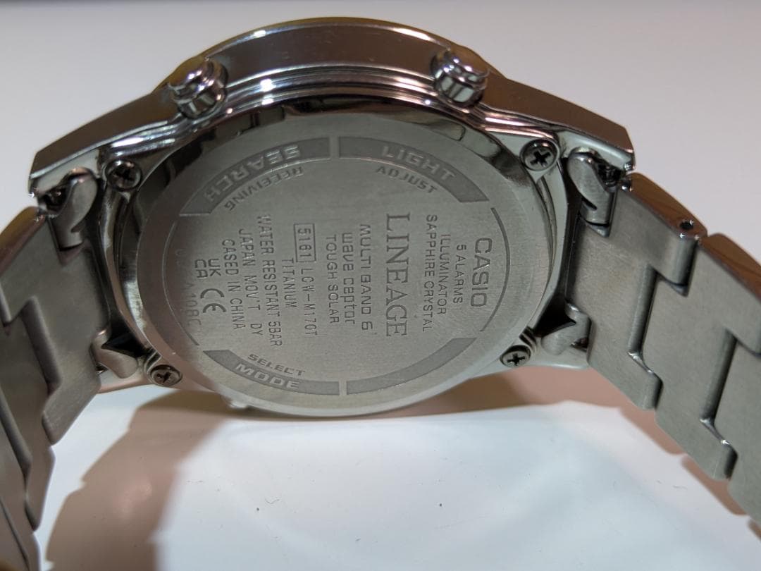 カシオ　LCW-M170T LINEAGE　リニエージ　チタン　腕時計