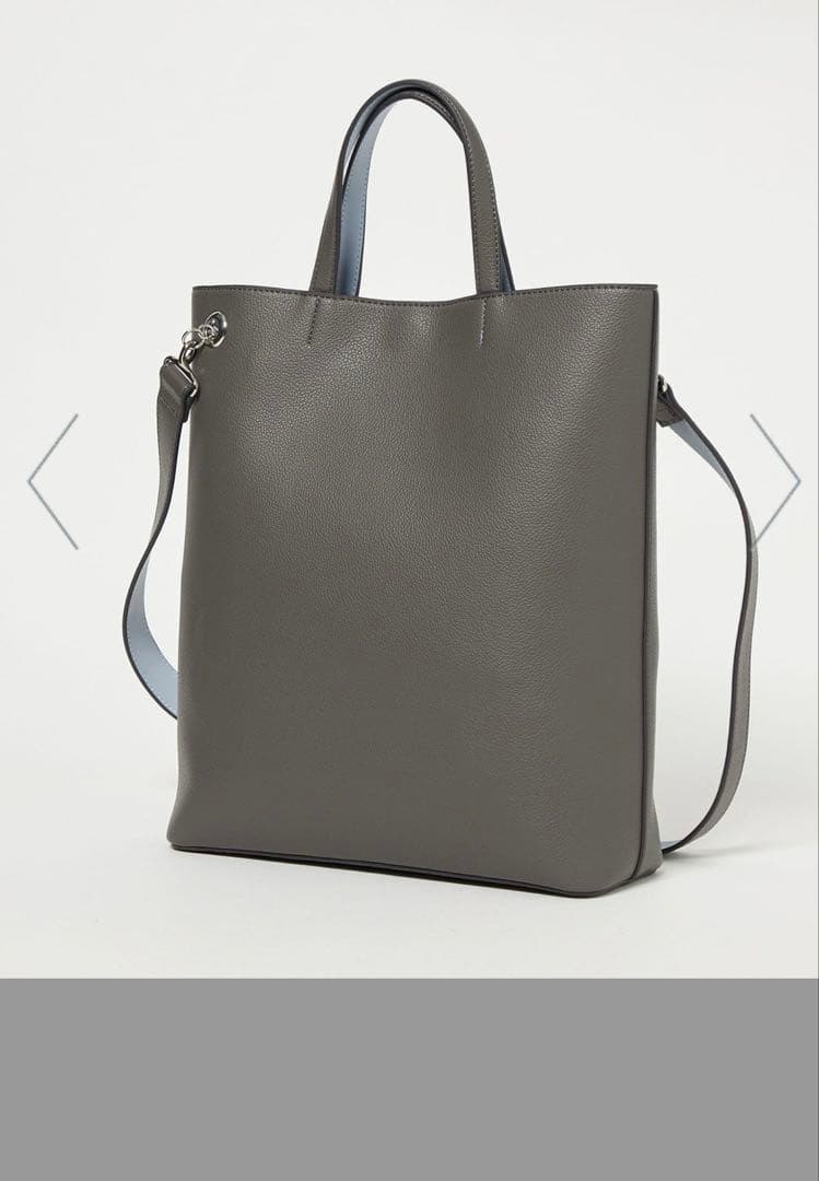 UNITED ARROWSグレー 合成皮革 トートバッグ