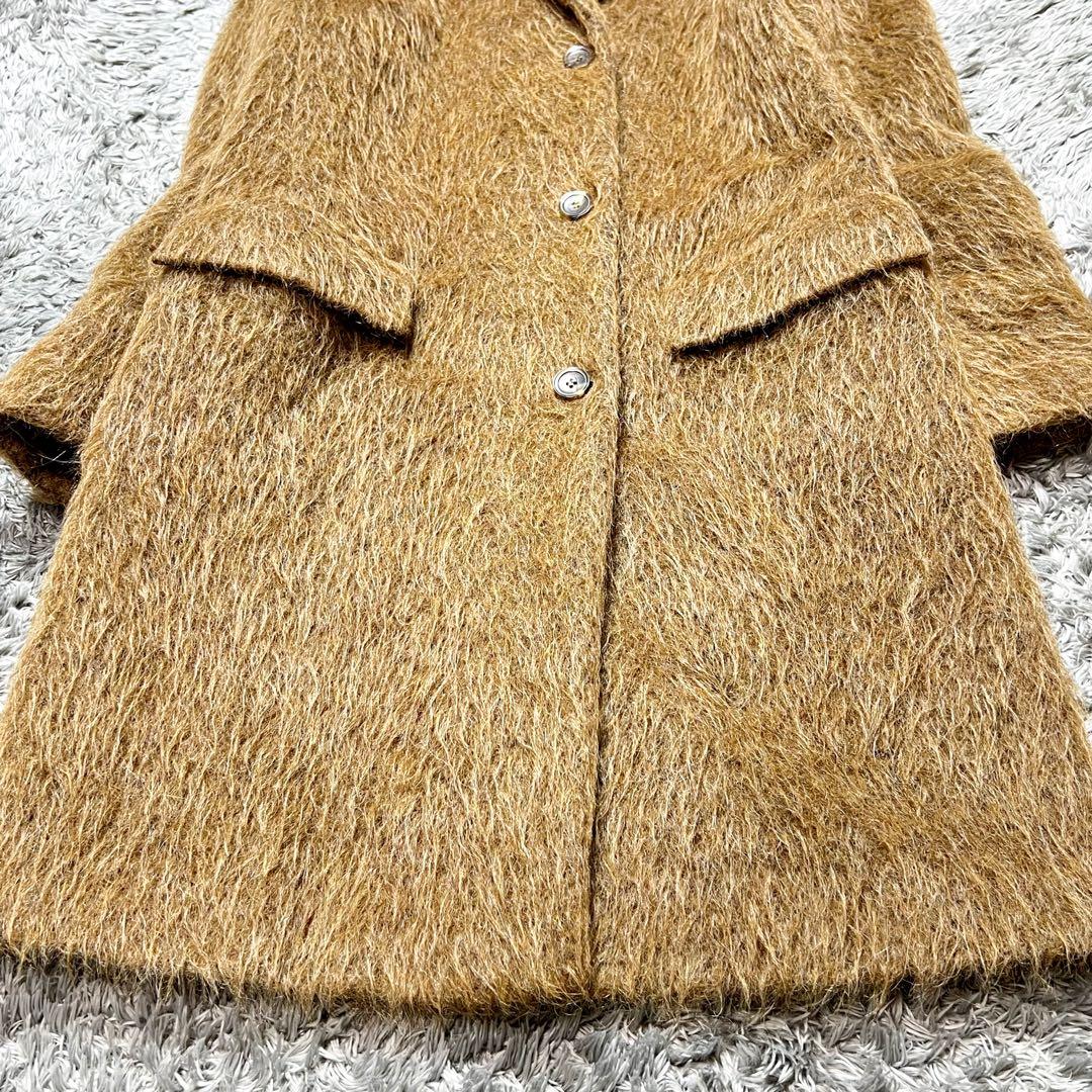 MaxMara MARELLA アルパカ シャギーチェスターコート M相当 美品