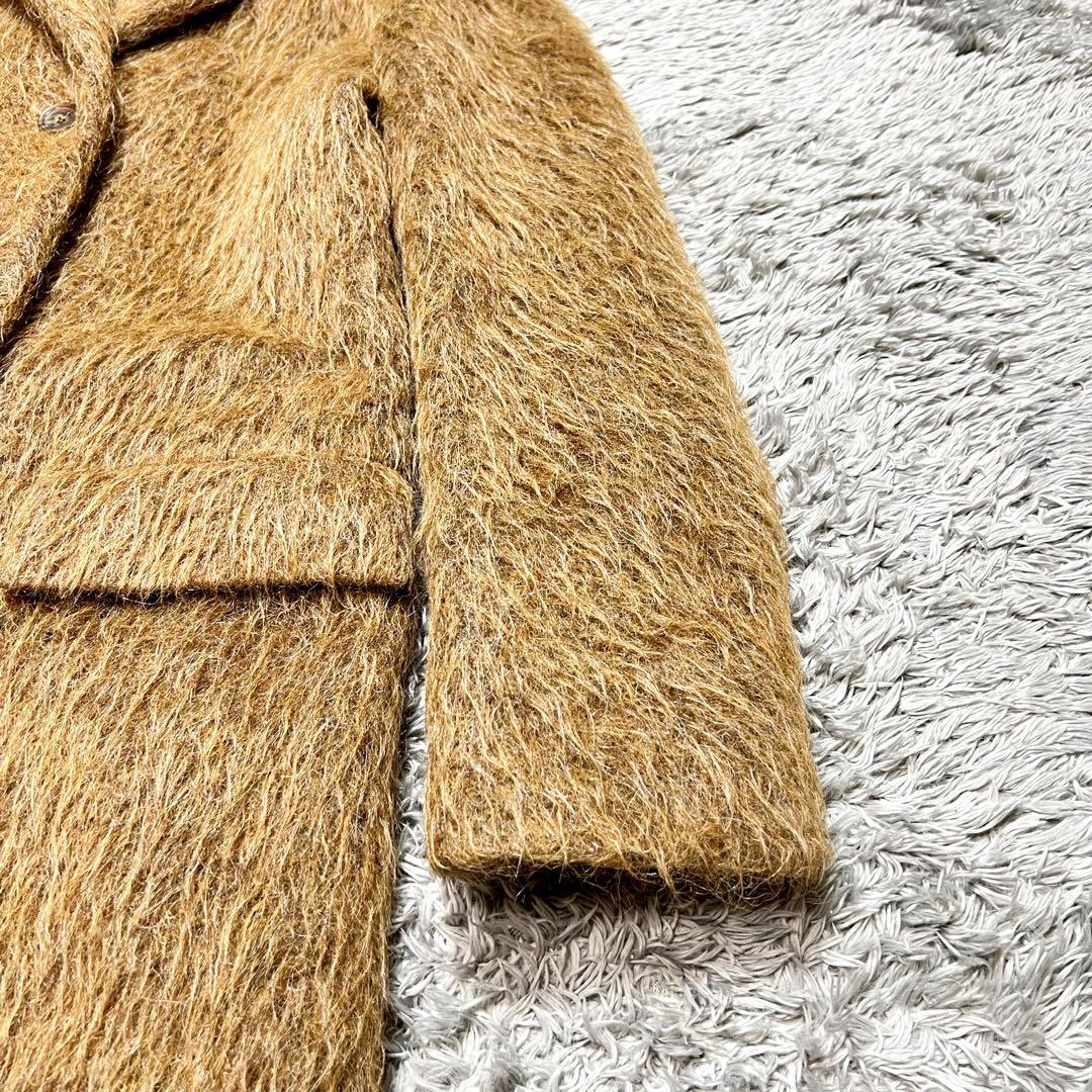MaxMara MARELLA アルパカ シャギーチェスターコート M相当 美品