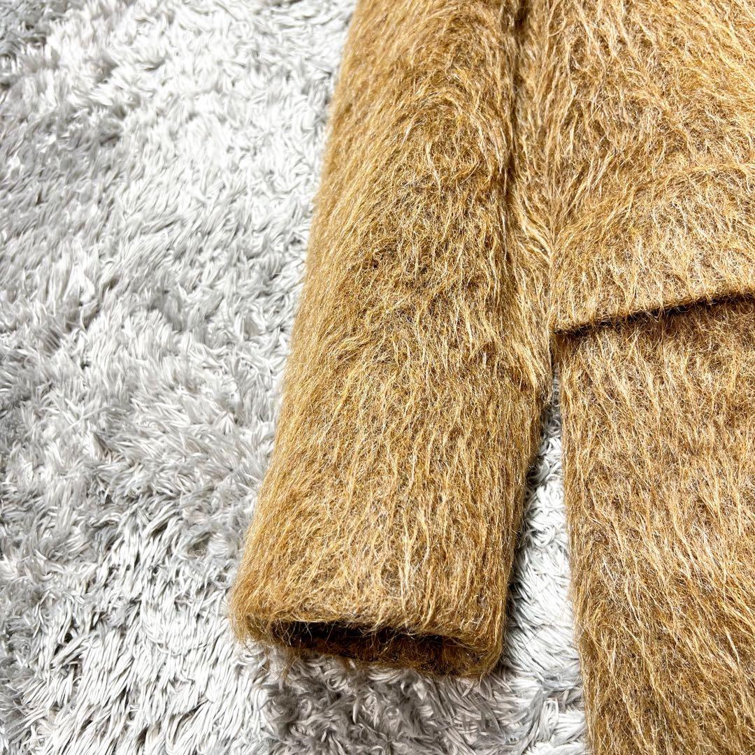 MaxMara MARELLA アルパカ シャギーチェスターコート M相当 美品