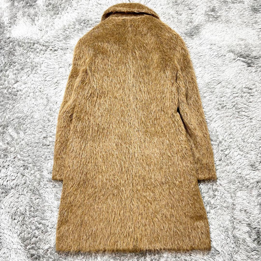 MaxMara MARELLA アルパカ シャギーチェスターコート M相当 美品