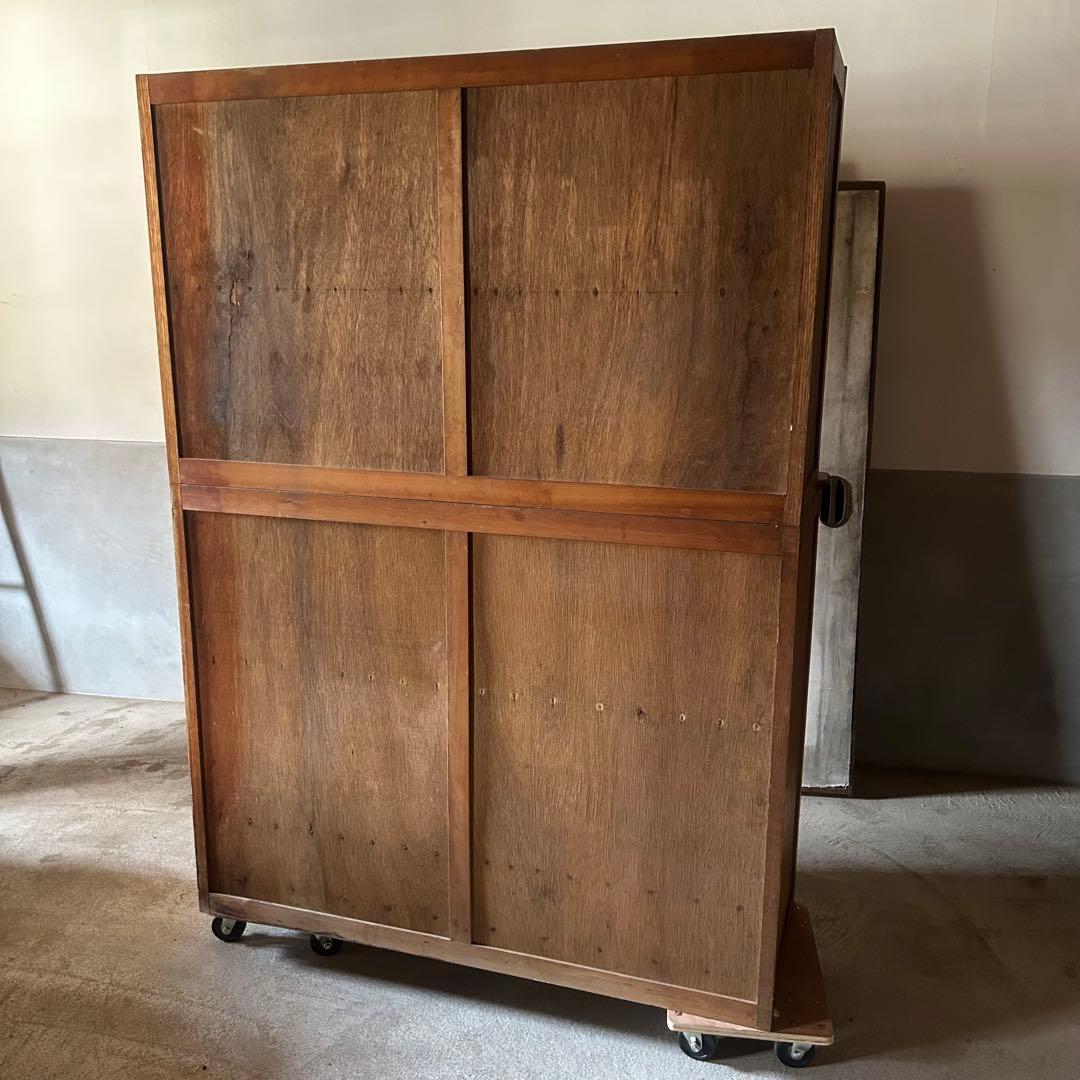 食器棚 本棚 箪笥 タンス 棚 収納 大正昭和 カフェ 古民家