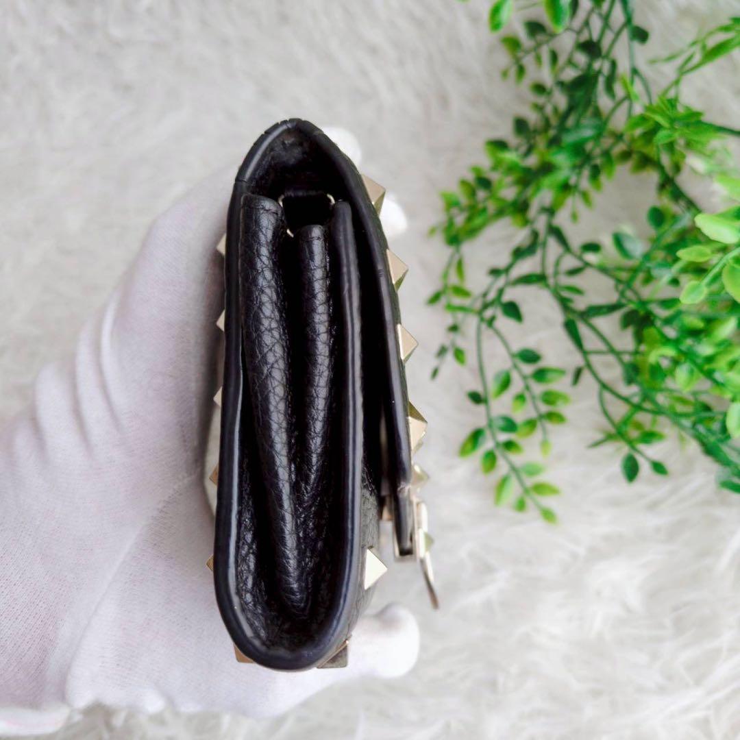 ヴァレンティノ チェーン ウォレット ロックスタッズ 2way ブラック