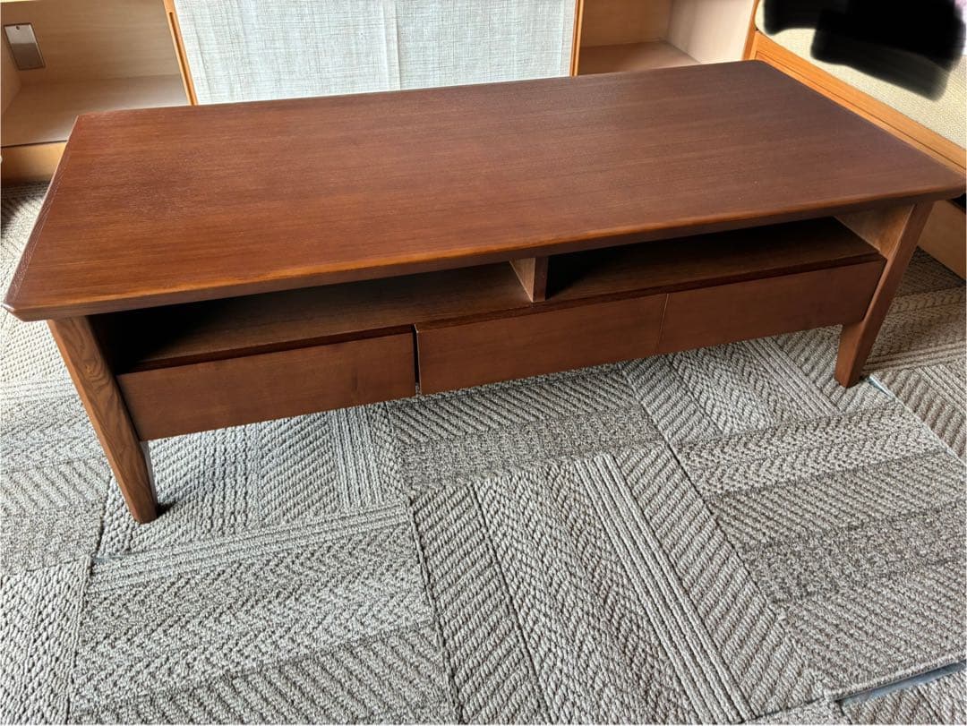 ニトリ　センターテーブル (ロレイン4-120 ）ミドルブラウン