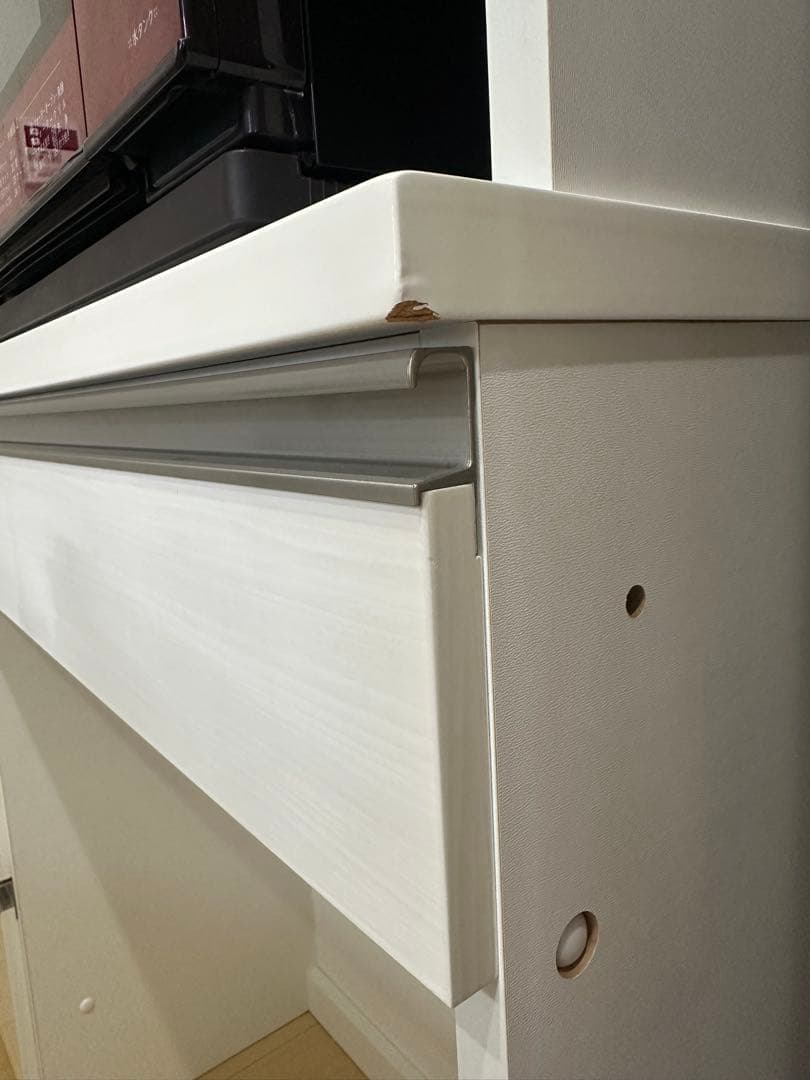 【りんご】ニトリ　食器棚　カップボード　リガーレ　幅141