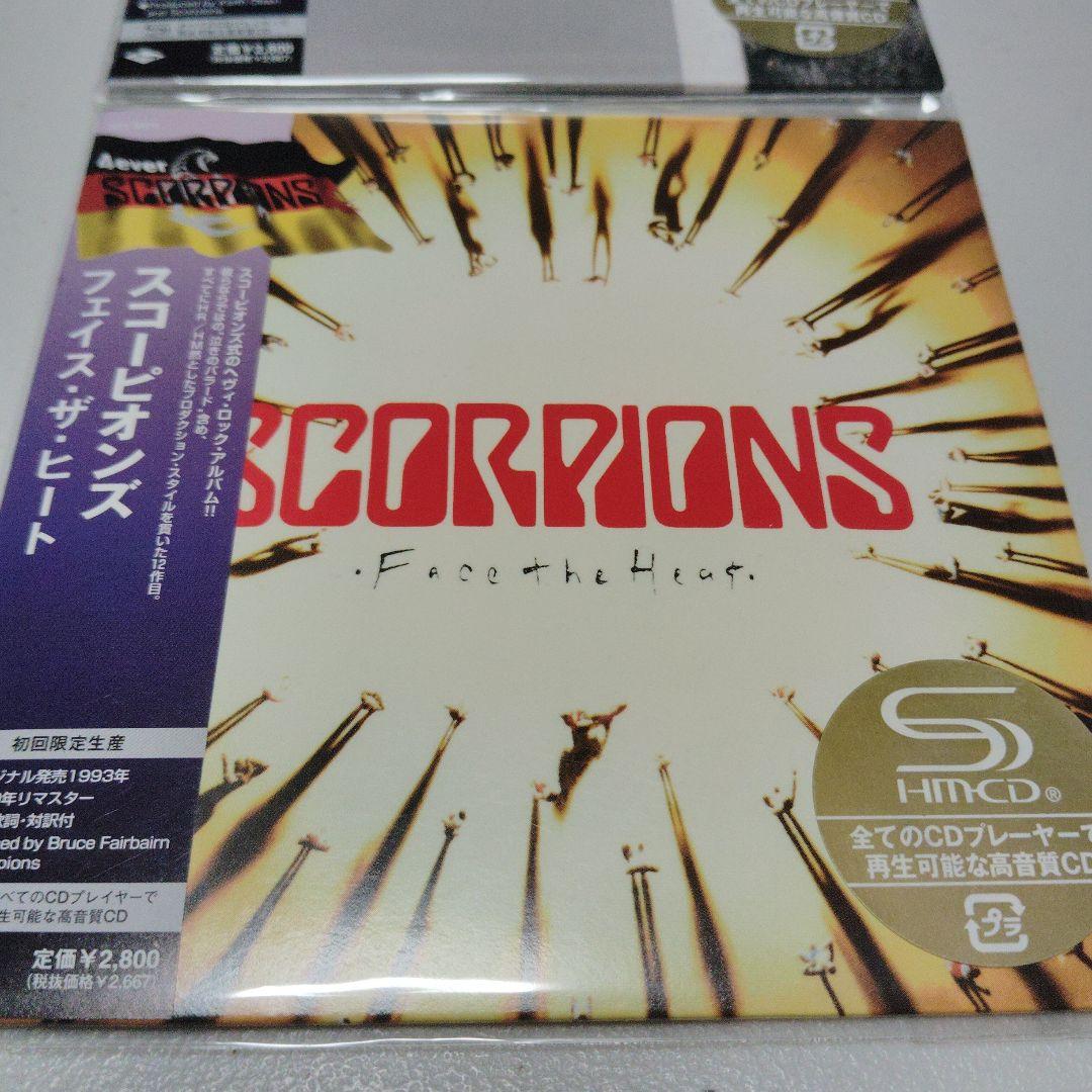 スコーピオンズ　紙ジャケ　SHM-CD フェイス・ザ・ヒート クレイジーワールド