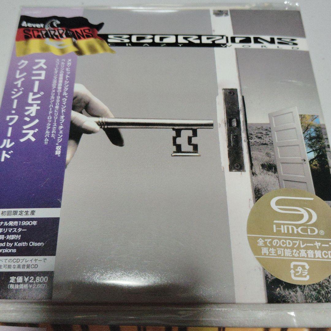 スコーピオンズ　紙ジャケ　SHM-CD フェイス・ザ・ヒート クレイジーワールド