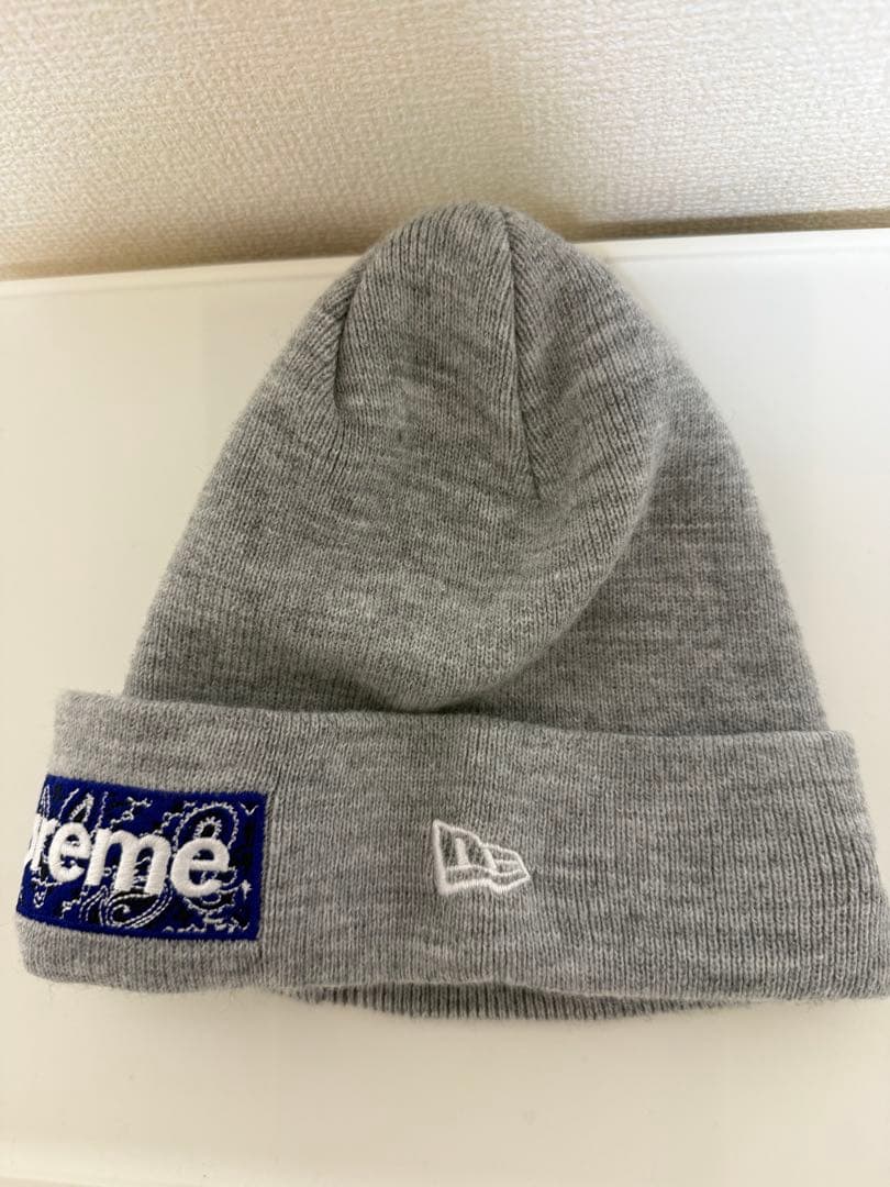 Supreme x New Era Box Logo ビーニー