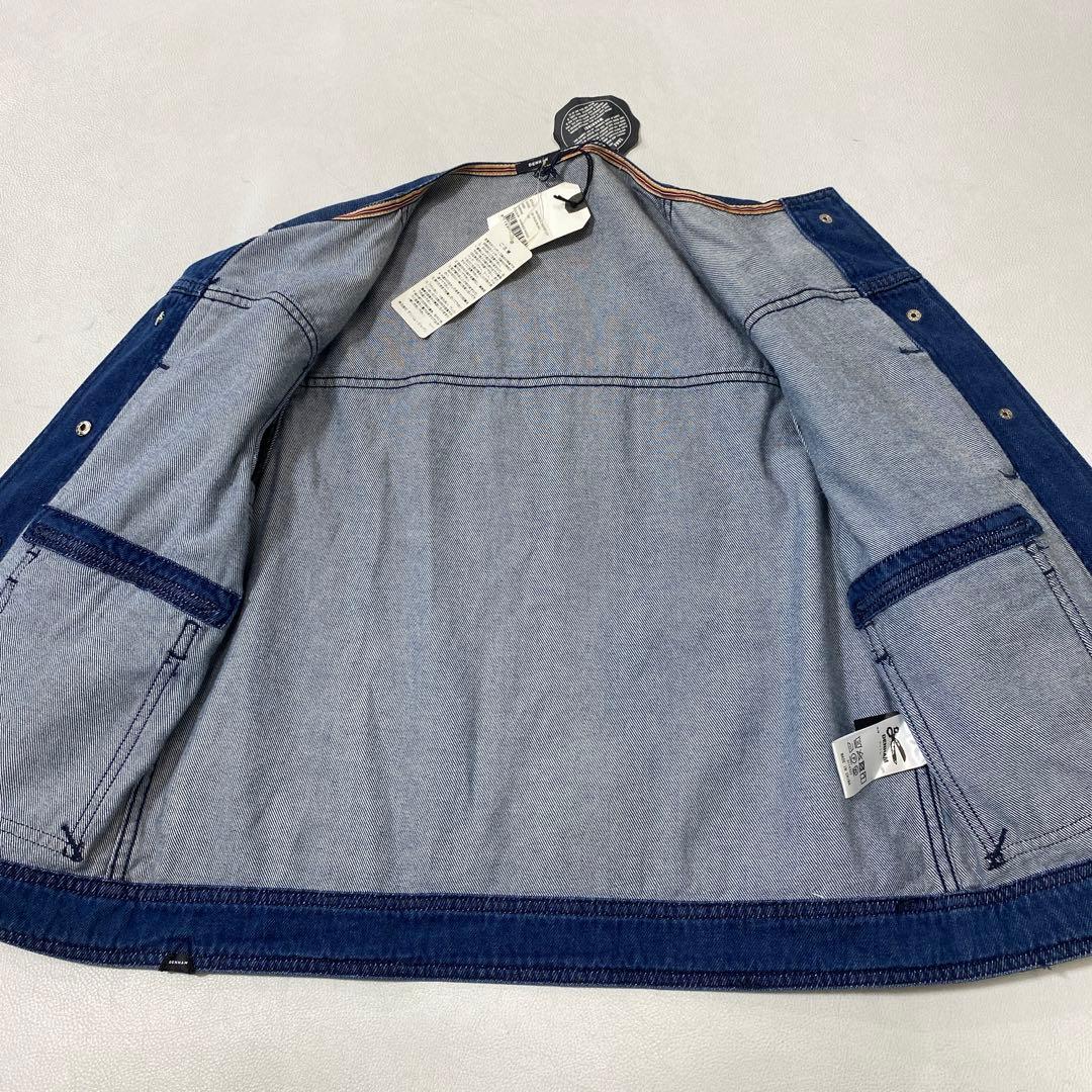 未使用 DENHAM デンハム デニム ノーカラージャケット