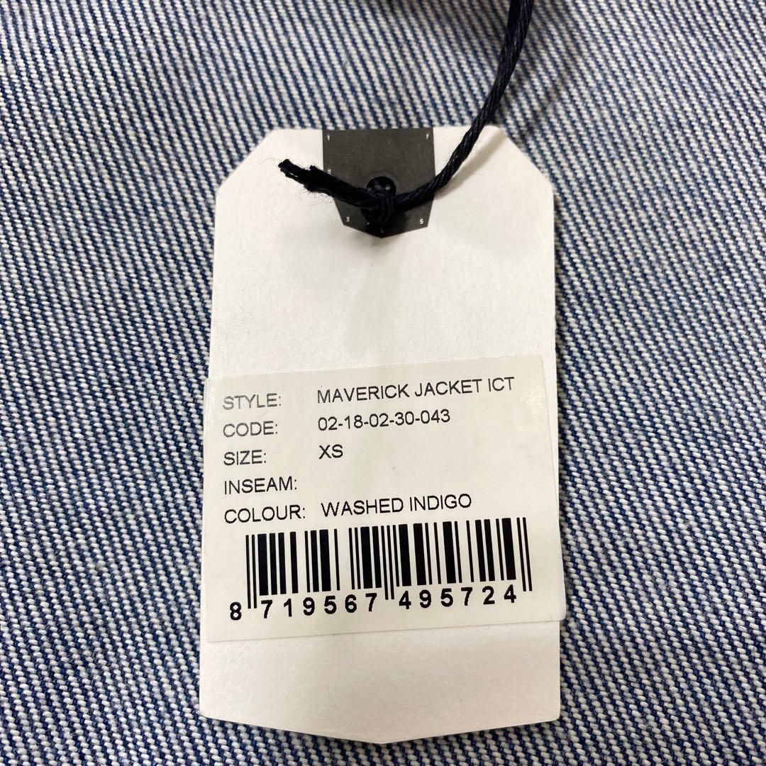 未使用 DENHAM デンハム デニム ノーカラージャケット