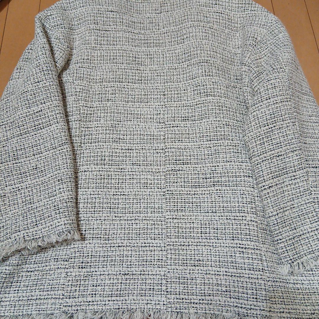 HANA　　GIOLICA　BIG ツイードジャケット レサージュ