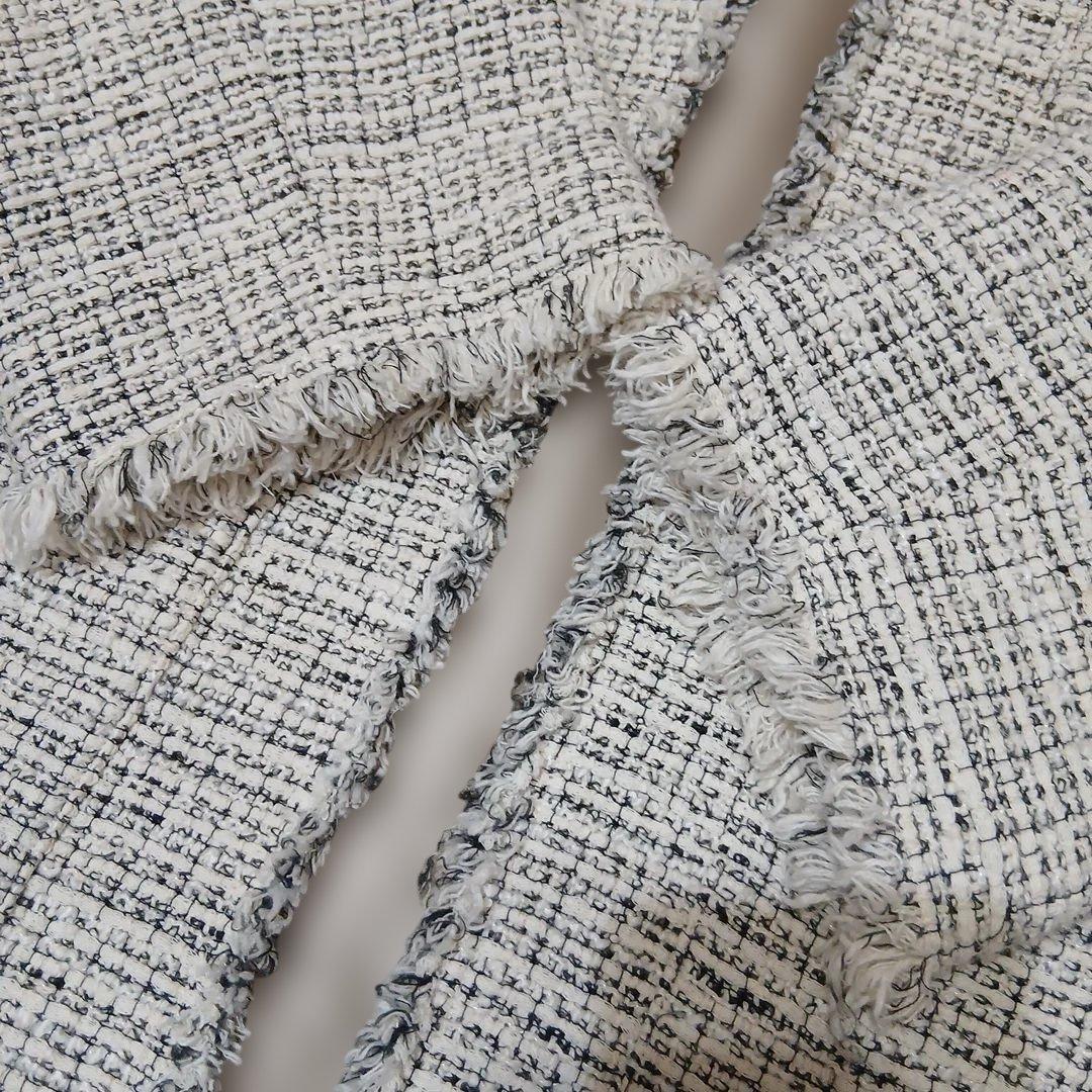 HANA　　GIOLICA　BIG ツイードジャケット レサージュ