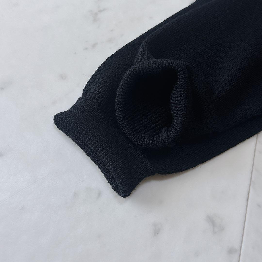 美品 ビアズリー 23AW ニットチュールマルワンピース ドッキング ふわり