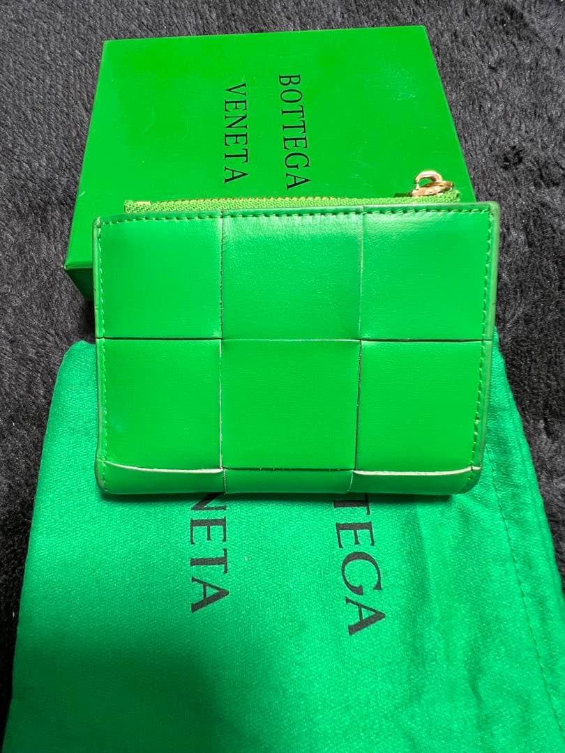 Bottega Veneta グリーン 二つ折り財布