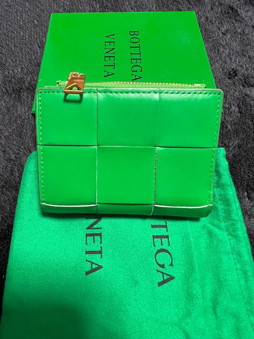 Bottega Veneta グリーン 二つ折り財布