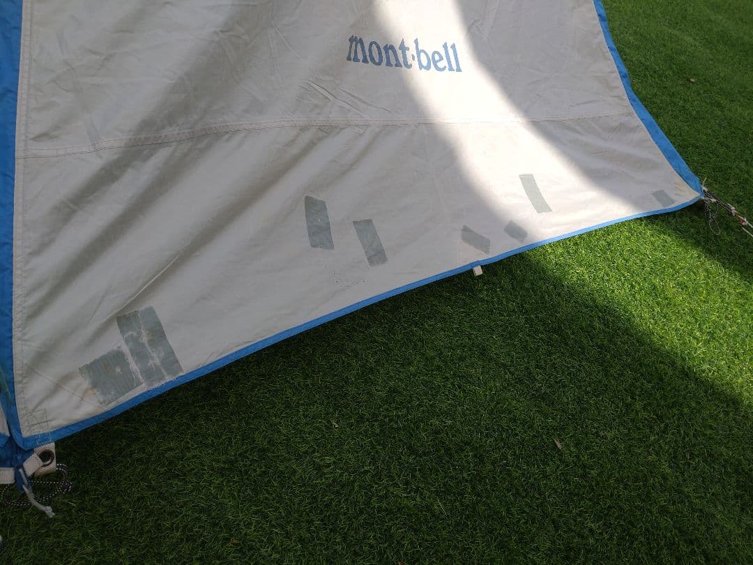 本日限定値下げ！[ジャンク扱い]モンベル クロノスキャビン4+専用グランドシート