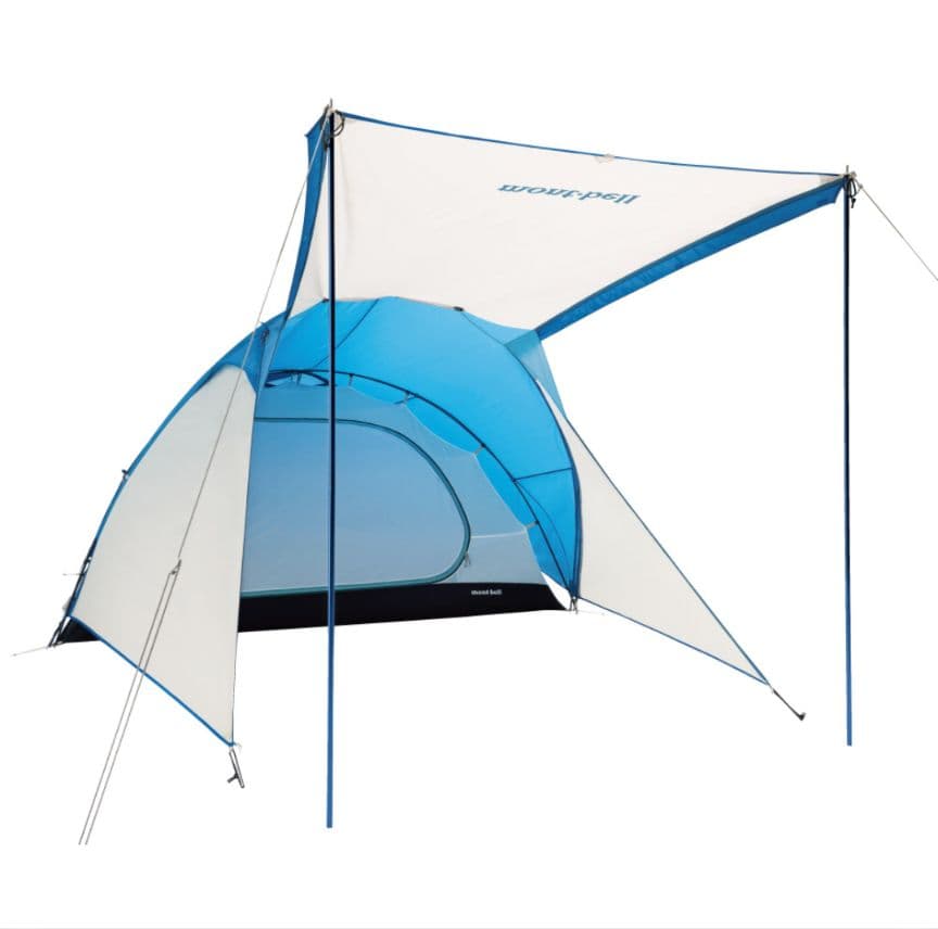 本日限定値下げ！[ジャンク扱い]モンベル クロノスキャビン4+専用グランドシート