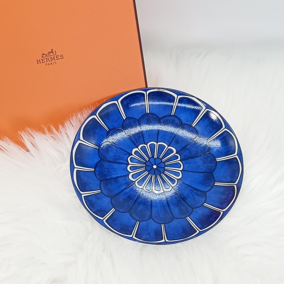 美品 HERMÈS エルメス ブルーダイユール パンプレート16㎝ 箱付き