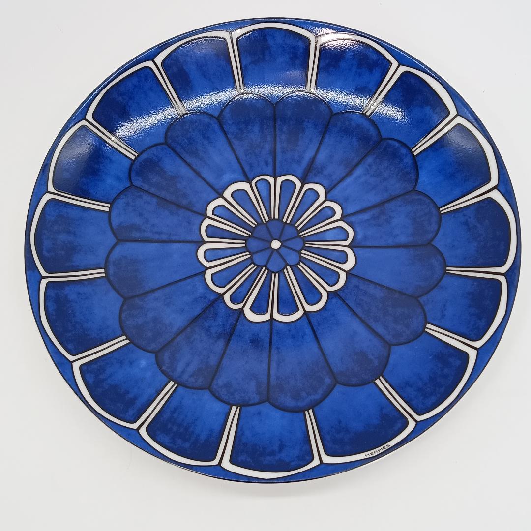 美品 HERMÈS エルメス ブルーダイユール パンプレート16㎝ 箱付き