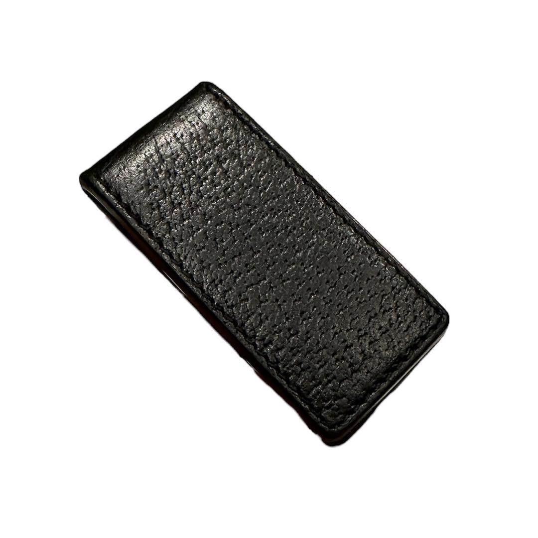 【正規品】GUCCI　グッチ　レザー　マネークリップ　レザー マグネット 財布