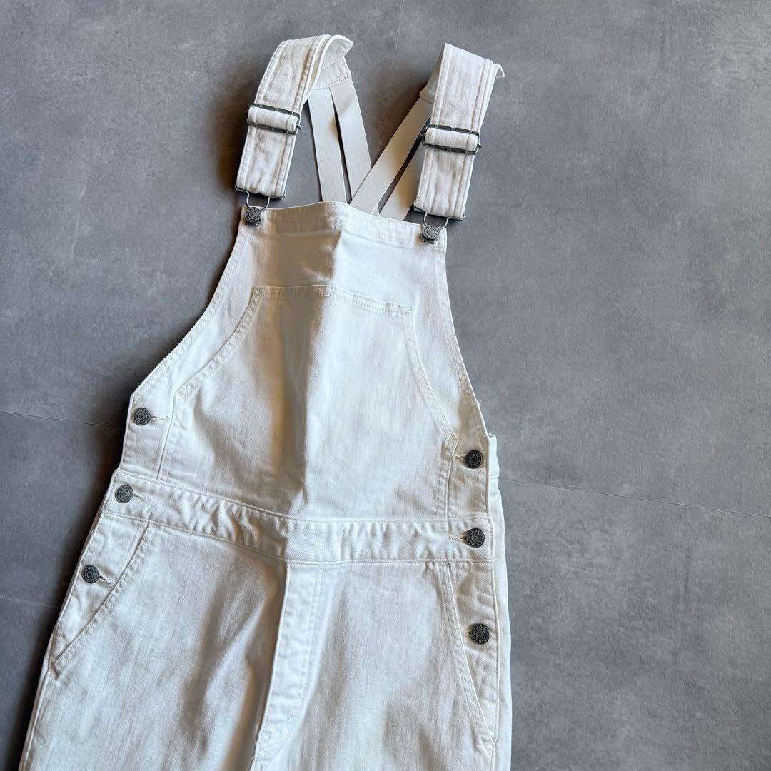 【美品✨】RonHerman オーバーオール　ホワイトデニム　オールインワン
