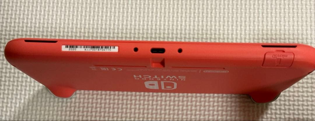 Nintendo Switch lite コーラルピンク　純正アダプタ付き
