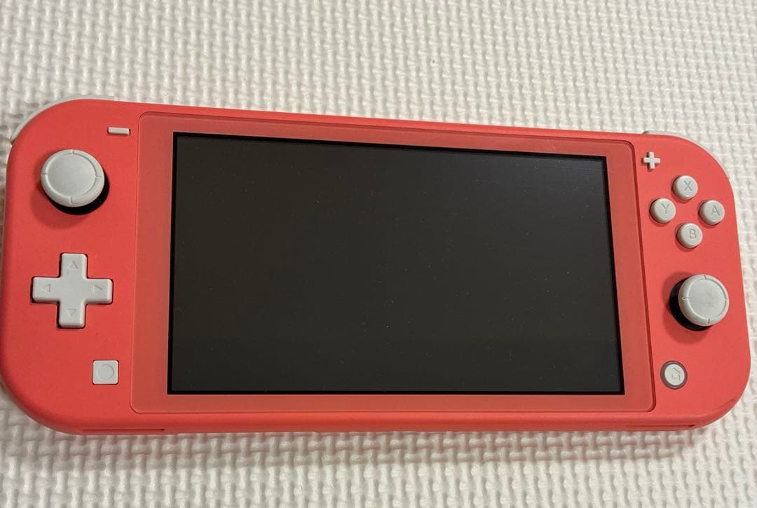 Nintendo Switch lite コーラルピンク　純正アダプタ付き