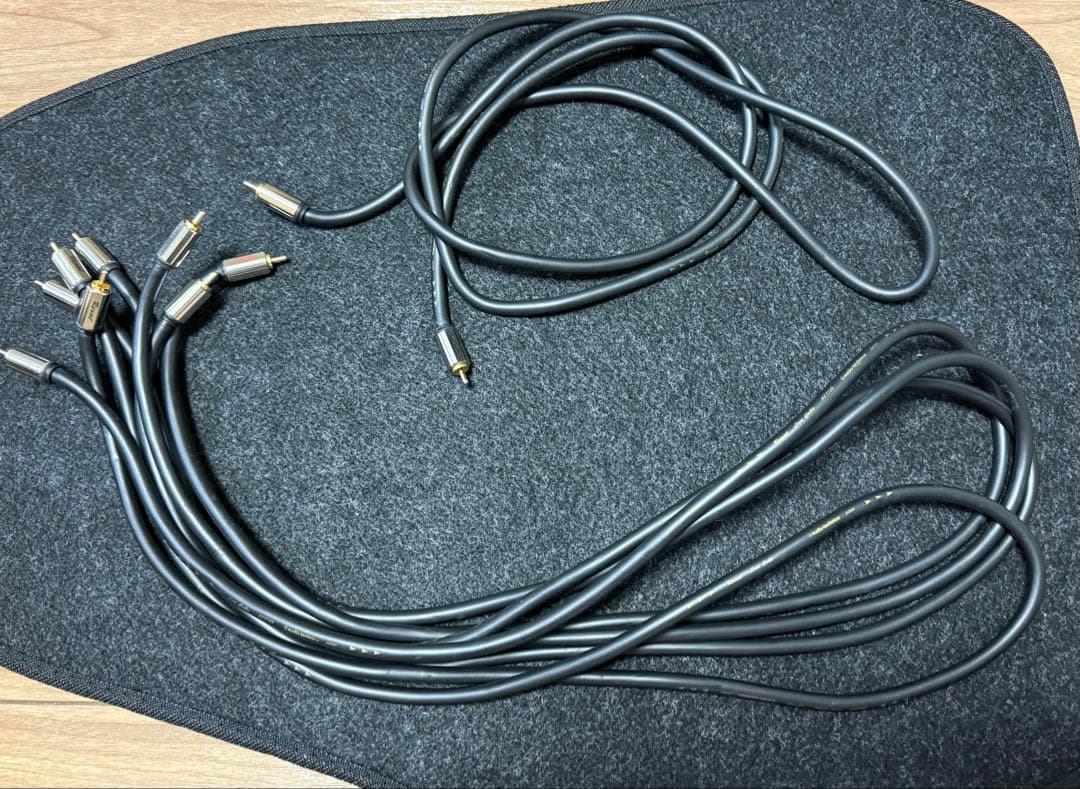 Rexat RCAケーブル AT7725 1.3m×2セット＋2.0m×1セット