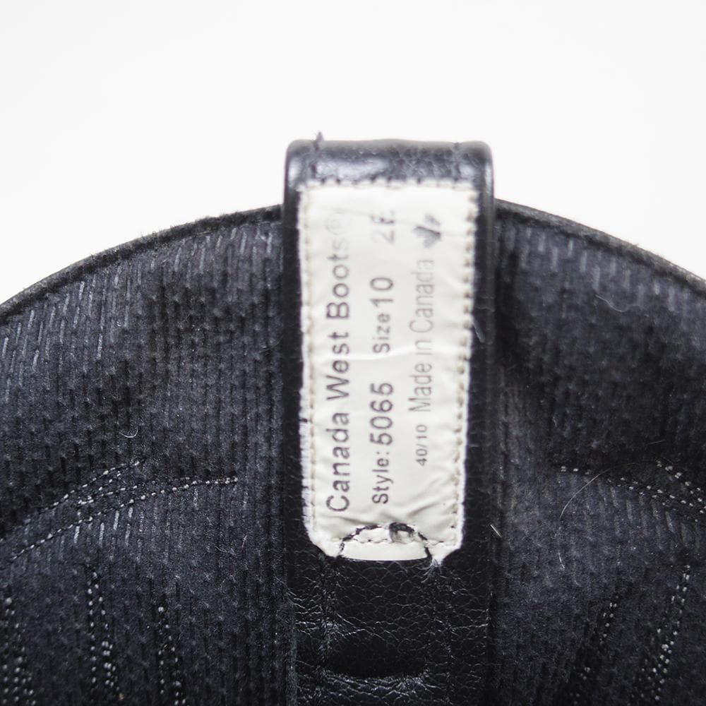 28cm ヴィンテージ ブラック ウエスタンブーツ ビブラムソール P4222